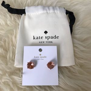 NWT Kate Spade light peach earring